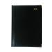 Collins Manager Diary Day Per Page Appointment Black 2022 1200V