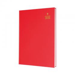Collins A5 Desk Diary Week To View Red 2026 35-15.26 CD35R26