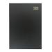 Collins Desk Diary A4 Week to View 2020 Black (Cased in durable leathergrain with page marker) 40