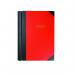 Collins A4 Desk Diary 2 Page Per Day BlackRed 2022 42 CD4222