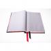 Collins A4 Desk Diary 2 Page Per Day BlackRed 2022 42 CD4222