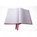 Collins A4 Desk Diary 2 Page Per Day BlackRed 2022 42 CD4222
