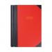 Collins A4 Desk Diary 2 Pages Per Day BlackRed 2026 4226 CD4226