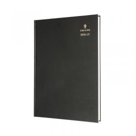 Collins Academic Diary Day Per Page A4 Black 2026-2027 44MBLK26 CD44MBK26