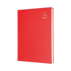 Collins Academic Diary Day Per Page A4 Red 2026-2027 44MRED26 CD44MR26