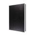 Collins A4 Desk Diary 2 Pages Per Day Black 2025 4725 CD4725