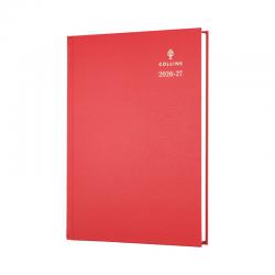 Collins Academic Diary Day Per Page A5 Red 2026-2027 52MRED26 CD52MR26