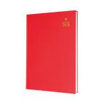Collins A5 Desk Diary Day Per Page Red 2025 52-15.25 CD52R25