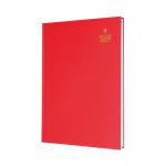 Collins A5 Desk Diary Day Per Page Red 2027 52-15.27 CD52R27