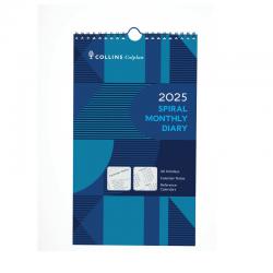 Collins Month To View Wirebound Diary 2025 6425 CD6425