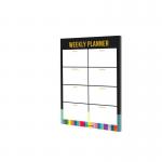 Collins Edge Rainbow Weekly Planner Desk Pad 60 Sheets A4 ED14U3.99 CD77614