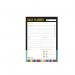 Collins Edge Rainbow Daily Planner Desk Pad 60 Sheets A5 ED15U1.99 CD77615