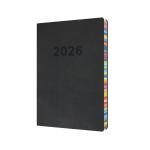 Collins Edge Diary Day Per Page A5 Charcoal 2026 ED151.U96-26 CDED151BLK26