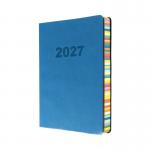 Collins Edge Rainbow A5 Diary DayPage Appt 2025 Blue ED151.U57-25 CDED151BU27