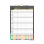 Collins Edge Wall Calendar Month To View A3 2026 EDFC135.26 CDEDFC13526
