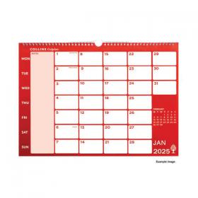 Collins Memo Calendar A3 2025 CMC-25 CDMEMO25