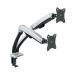 Contour Ergonomics Double Monitor Arm Black/Silver CE04632 CE04632