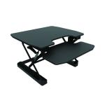 Contour Ergonomics Sit-Standing Desk Black CE04633 CE04633