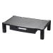 Contour Ergonomics Extra Wide Monitor Stand with Drawer Black CE04691