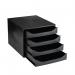 Contour Ergonomics 4 Drawer Set Black CE06114 CE06114