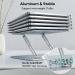 Contour Ergonomics Adjustable Aluminium Laptop Stand For Laptops Up To 17 Inches Silver CE10135 CE10135