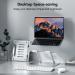 Contour Ergonomics Adjustable Aluminium Laptop Stand For Laptops Up To 17 Inches Silver CE10135 CE10135
