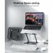 Contour Ergonomics Adjustable Metal Laptop Stand For Laptops Up To 17 Inches Black CE10136 CE10136