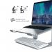 Contour Ergonomics Riser Style Laptop Stand For Laptops Up To 17 Inches Silver CE10137 CE10137