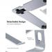 Contour Ergonomics Riser Style Laptop Stand For Laptops Up To 17 Inches Silver CE10137 CE10137