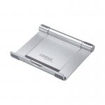 Q-Connect Contour Ergonomics Rotating 360 Degree Rotating TabletPhone Stand 4- 13 Inches Silver CE10141 CE10141