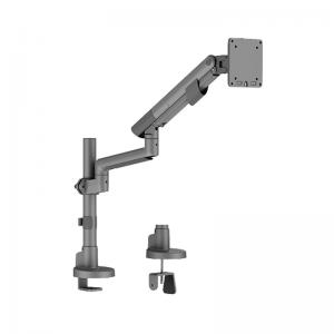 Contour Ergonomics Single Pole-Mounted Monitor Arm Space Grey CE10182