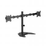 Freestanding Desk Mounted Monitor Arms - Dual - Black CE10187