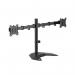 Freestanding Desk Mounted Monitor Arms - Dual - Black CE10187