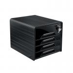 CEP Smoove Secure 4 Drawer Module with Lock Black 7-311S Black CEP01336