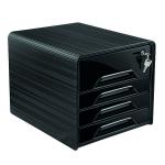 CEP Smoove Secure 4 Drawer Module with Lock Black 7-311S Black CEP01336