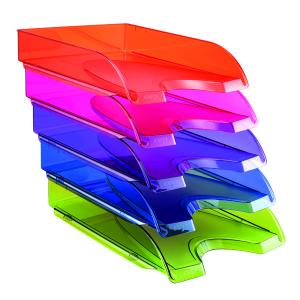 Image of Happy by CEP Letter Tray Multicoloured Pack of 5 2005 Happy CEP01340