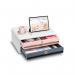 CEP Moov Up Secure 3 Drawer Monitor Riser Station Pink/Grey 1090211681 CEP01766