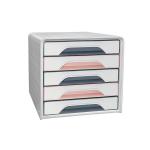 CEP Mineral Smoove 5 Drawer Module Pink/Grey 1071111681 CEP01772