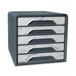 CEP Mineral Marble Smooth 5 Drawer Module Grey 1071111611 CEP01875