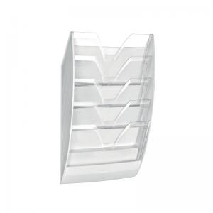 CEP Wall File 5 Compartment WhiteCrystal 154WHITE CEP54020