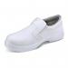 Beeswift Micro-Fibre Steel Toe S2 Slip-On Shoe 1Pr White 11 CF83211 CF83211