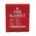 Commander Fire Blanket Fibreglass Fabric 1mx1m FB01 CFGFB01