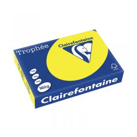 Trophee Card A4 160gm Intensive Yellow (250 Pack) 1029C CFP1029C