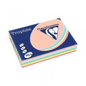 Trophee Card A4 160gm Pastel Assorted (250 Pack) 1712C CFP1712C