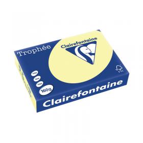 Trophee Card A4 160gm Canary (250 Pack) 2636C CFP2636C