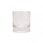 The photo shows six unbranded clear squat tumblers made of cutlery and crockery. Each tumbler has a capacity of 33cl and is perfect for serving drinks. The design is minimalistic and elegant, making them suitable for both casual and formal occasions.