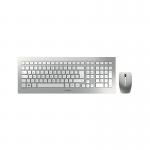 Cherry DW 8000 Ultra Flat Wireless KeyboardMouse Set Silver JD-0310GB CH08745