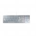 Cherry KC 6000 Slim Ultra Flat Wired Keyboard SilverWhite JK-1600GB-1 CH08865