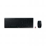 Cherry Stream USB Desktop Wireless Keyboard and Mouse Set UK Black JD-8500GB-2 CH09078