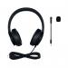 The Cherry HC 2.2 USB Wired Gaming Headset has a sleek black design and features 7.1 surround sound for an immersive gaming experience. The detachable microphone allows for clear communication while the Cherry logo adds a touch of style to this top-of-the-line gaming equipment.
